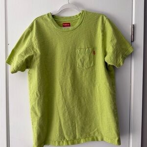 Supreme Bright Green Tee with Pocket